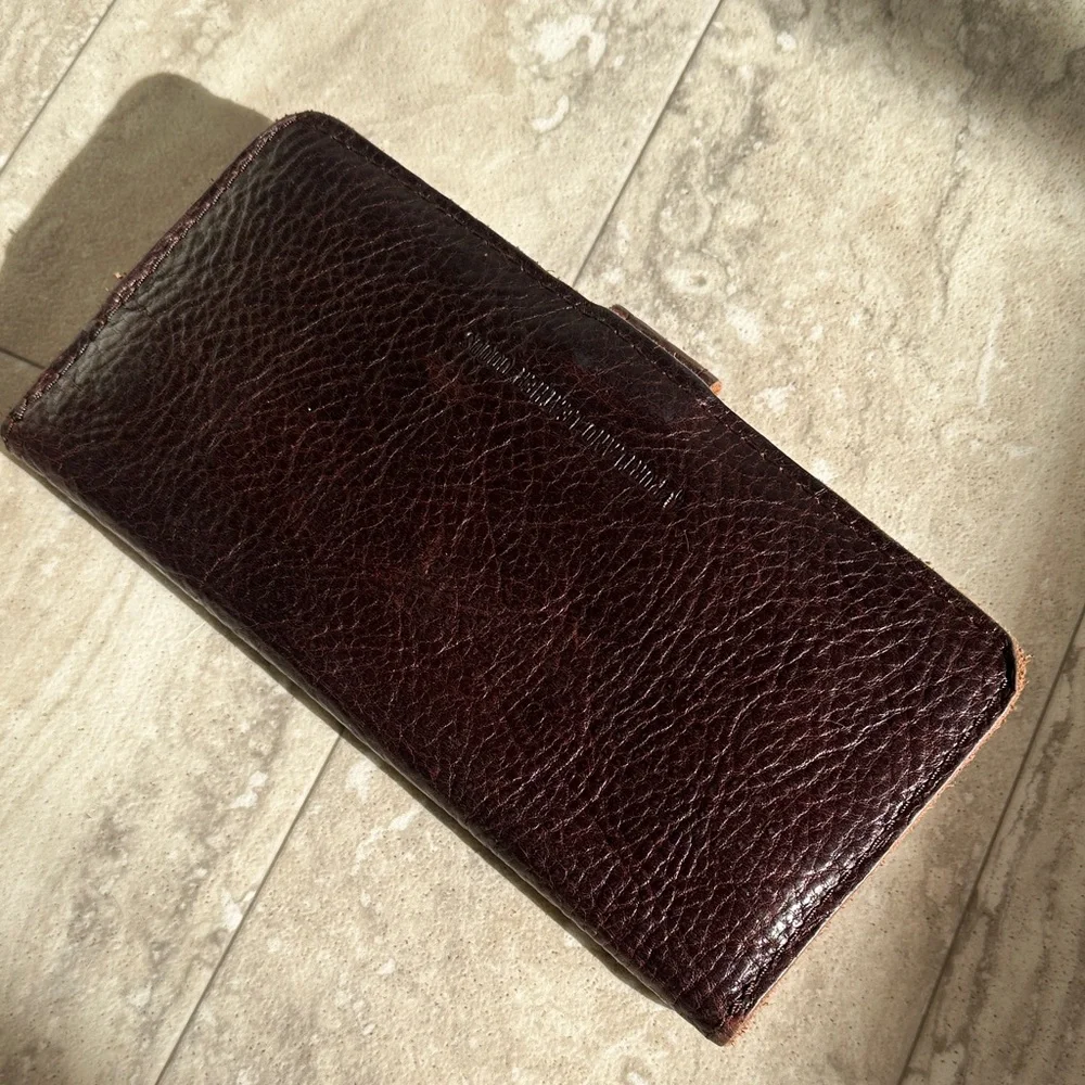 Portland leather goods Dark Brown Leather Wallet - Picture 3 of 5